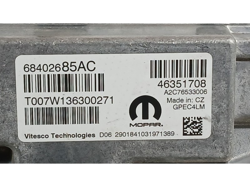 Recambio de centralita motor uce para jeep renegade suv (bu, b1, bv) 1.3 t-gdi 4x4 referencia OEM IAM   
