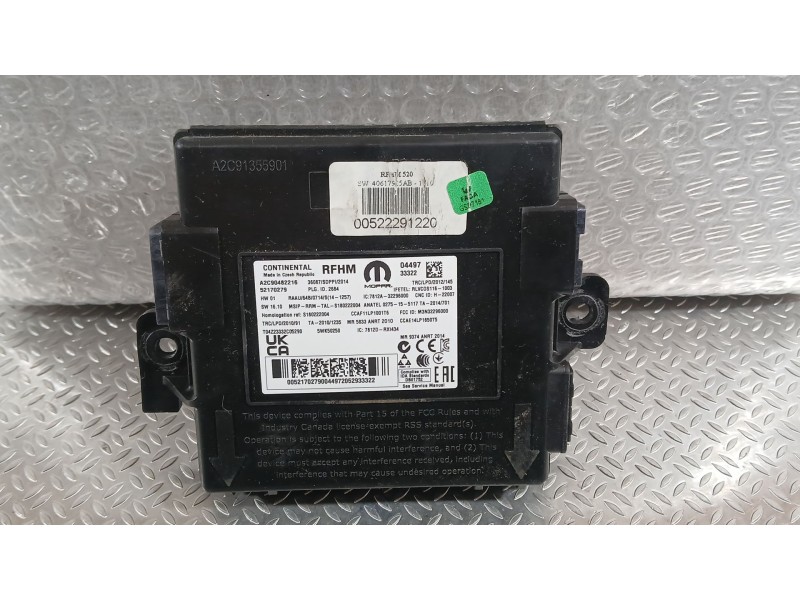 Recambio de modulo electronico para jeep renegade suv (bu, b1, bv) 1.3 t-gdi 4x4 referencia OEM IAM   