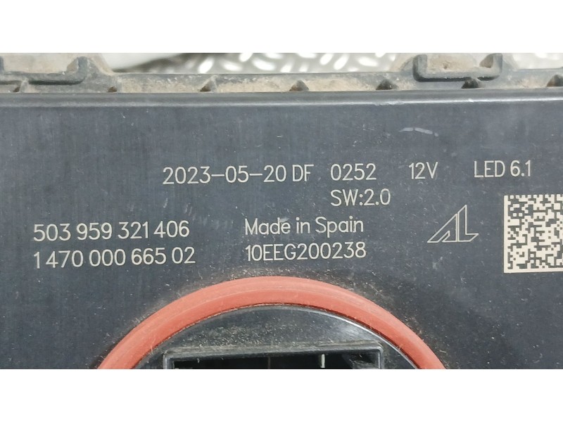 Recambio de centralita faro para jeep renegade suv (bu, b1, bv) 1.3 t-gdi 4x4 referencia OEM IAM   