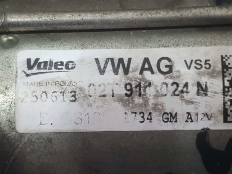 Recambio de motor arranque para seat ibiza iv (6j5, 6p1) 1.2 referencia OEM IAM 02T911024N 250613 VALEO