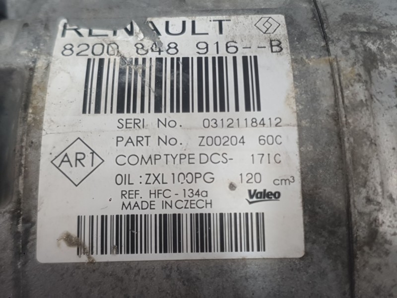 Recambio de compresor aire acondicionado para fiat talento furgoneta (296_) 2.0 ecojet referencia OEM IAM 8200848916 3012118412 