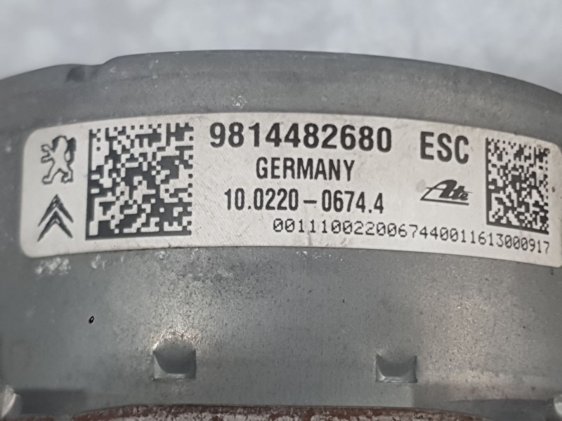 Recambio de abs para citroën c4 cactus 1.2 vti 82 referencia OEM IAM 9814482680 1022006744 ATE