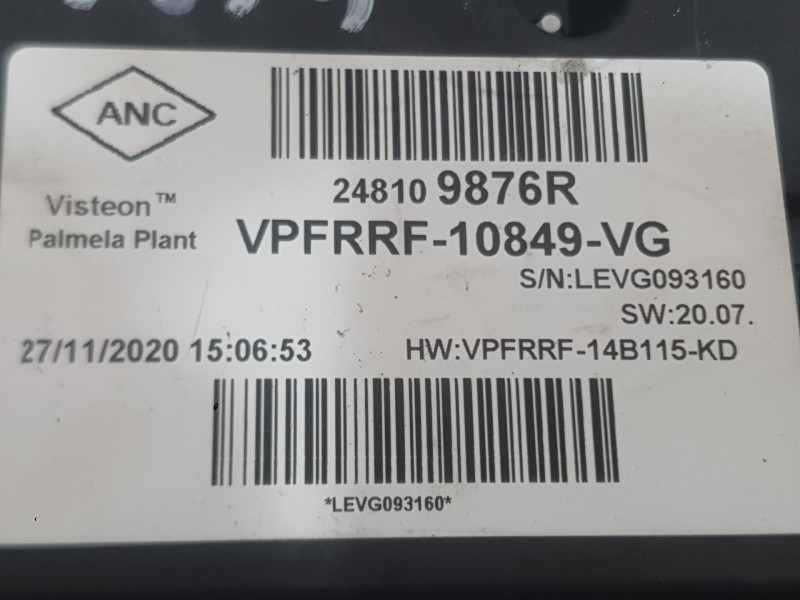Recambio de cuadro instrumentos para fiat talento furgoneta (296_) 2.0 ecojet referencia OEM IAM 248109876R  