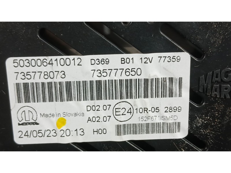 Recambio de cuadro instrumentos para jeep renegade suv (bu, b1, bv) 1.3 t-gdi 4x4 referencia OEM IAM 735781183  