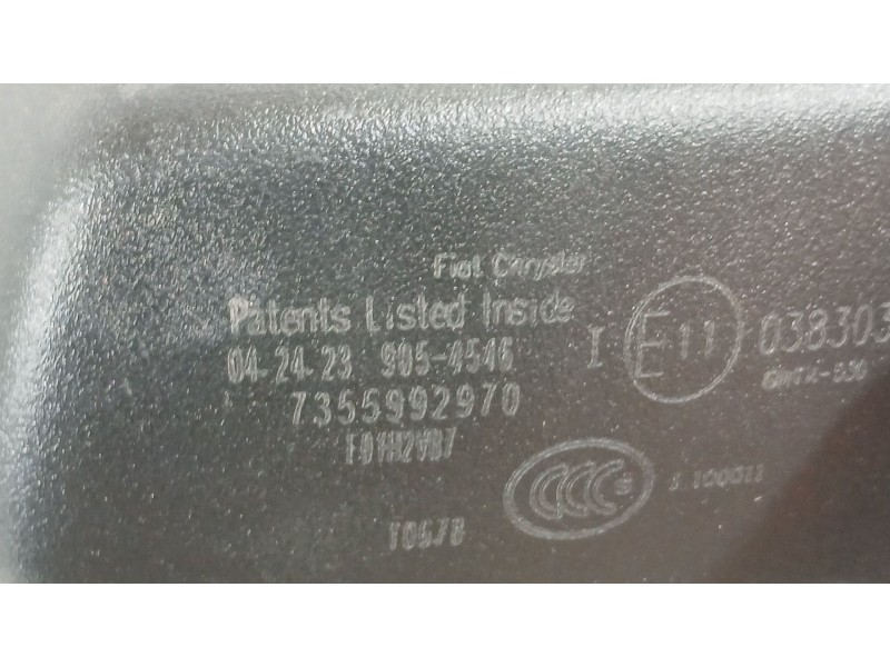 Recambio de espejo interior para jeep renegade suv (bu, b1, bv) 1.3 t-gdi 4x4 referencia OEM IAM 735701166  