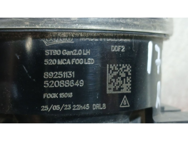 Recambio de faro antiniebla izquierdo para jeep renegade suv (bu, b1, bv) 1.3 t-gdi 4x4 referencia OEM IAM 51858824  