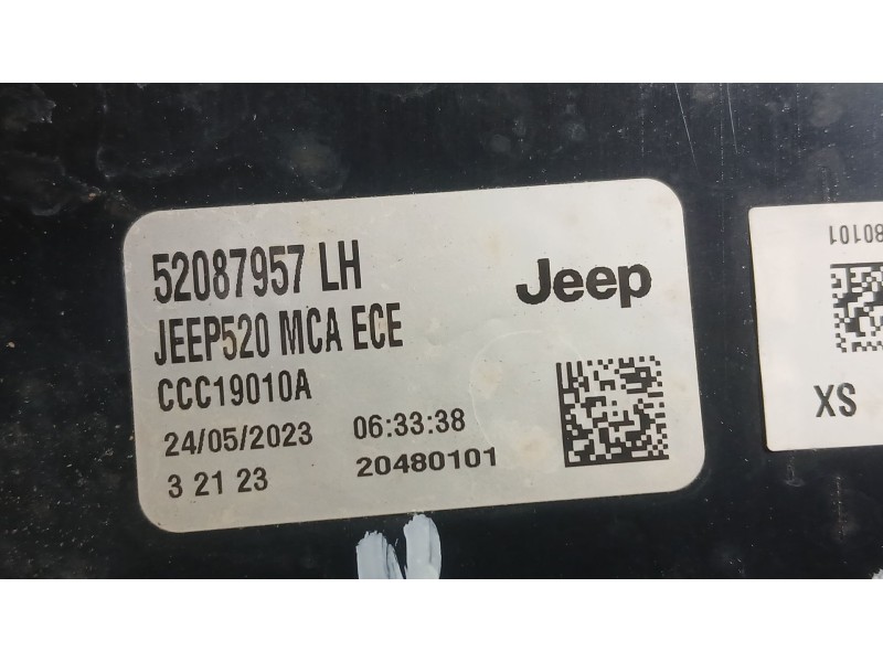 Recambio de piloto trasero izquierdo para jeep renegade suv (bu, b1, bv) 1.3 t-gdi 4x4 referencia OEM IAM 52087957 52109471 