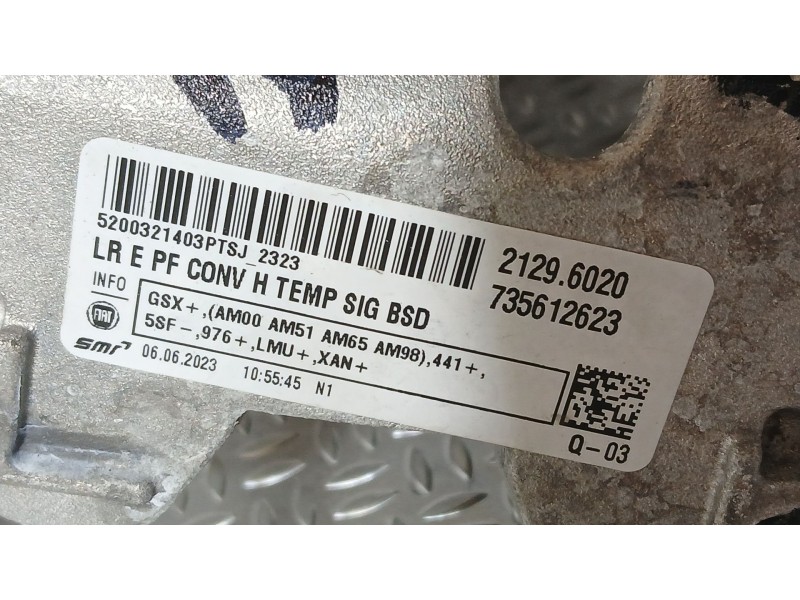 Recambio de retrovisor derecho para jeep renegade suv (bu, b1, bv) 1.3 t-gdi 4x4 referencia OEM IAM 735612657 ELECTRICO 