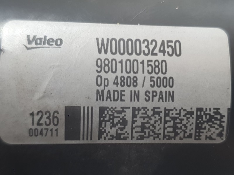 Recambio de motor limpia delantero para citroën c4 cactus 1.2 vti 82 referencia OEM IAM 9801001580 W000032450 VALEO