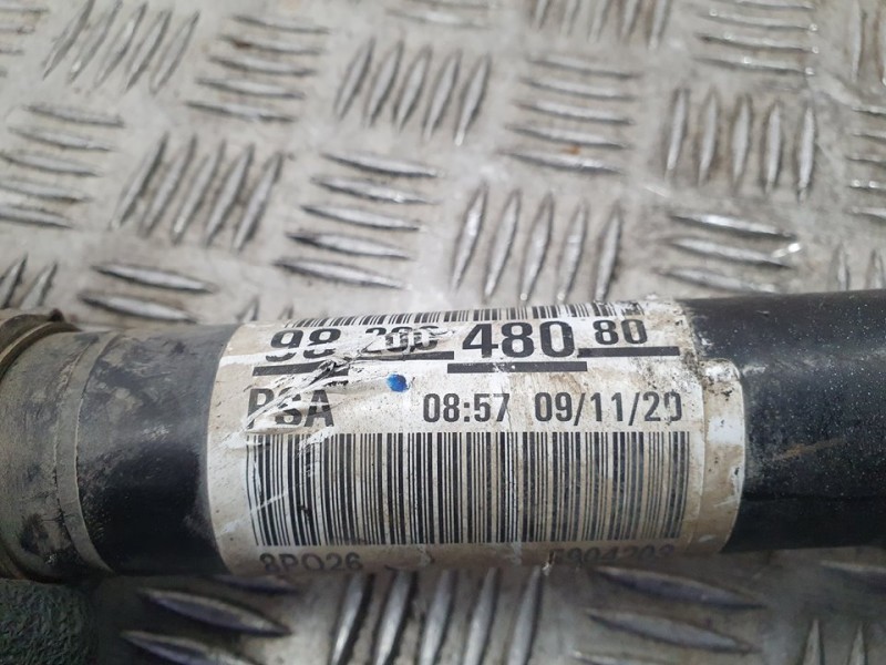 Recambio de transmision delantera derecha para citroën jumpy furgon control m referencia OEM IAM 9820048080 8P026 