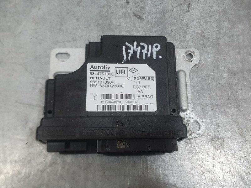 Recambio de kit airbag para renault megane iv hatchback (b9a/m/n_) 1.2 tce 130 (b9mr) referencia OEM IAM 985700230R C/SALPICADER