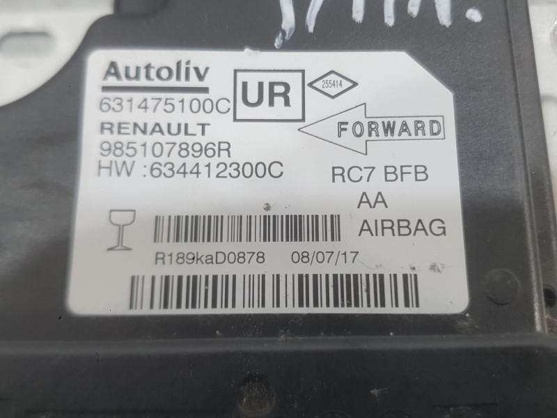 Recambio de kit airbag para renault megane iv hatchback (b9a/m/n_) 1.2 tce 130 (b9mr) referencia OEM IAM 985700230R C/SALPICADER