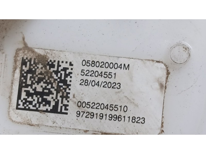 Recambio de aforador para jeep renegade suv (bu, b1, bv) 1.3 t-gdi 4x4 referencia OEM IAM 522045510  058020004M