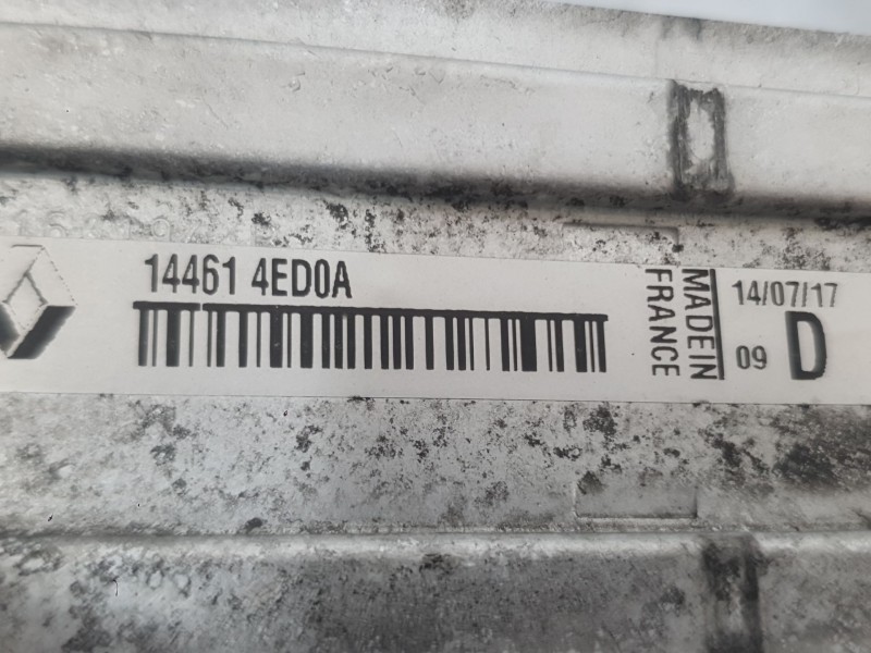 Recambio de intercooler para renault megane iv hatchback (b9a/m/n_) 1.2 tce 130 (b9mr) referencia OEM IAM 144614ED0A  