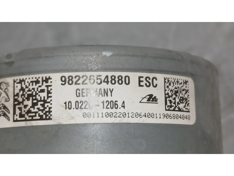 Recambio de abs para peugeot 208 i (ca_, cc_) 1.5 bluehdi 100 referencia OEM IAM 9822654880 ATE 10022012064