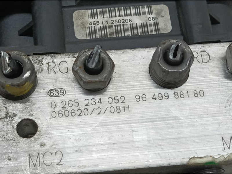 Recambio de abs para peugeot 607 (s2) titanio pack referencia OEM IAM 9649988180 0265234052 
