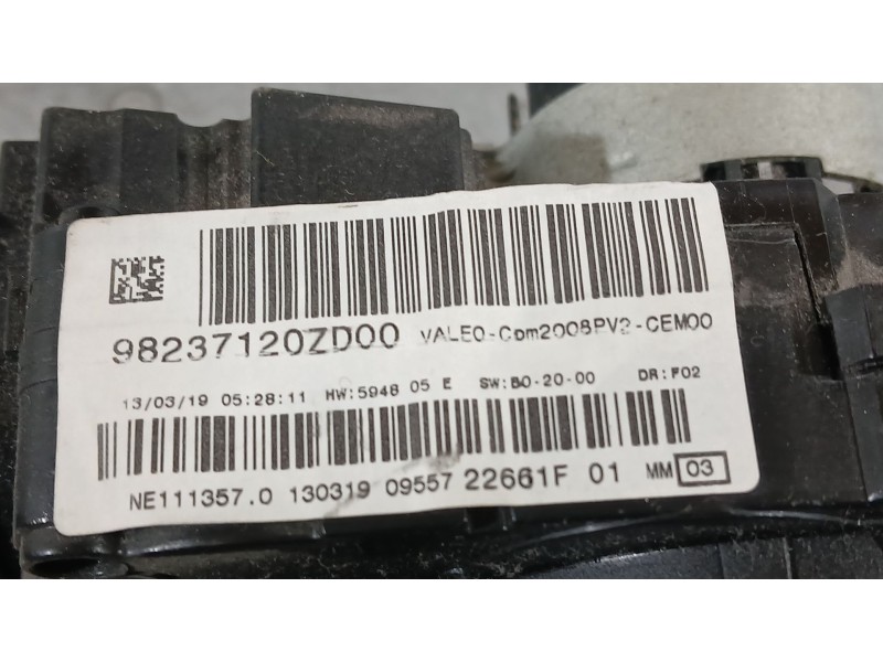 Recambio de mando luces y limpia para peugeot 208 i (ca_, cc_) 1.5 bluehdi 100 referencia OEM IAM 98237120ZD VALEO 22661F