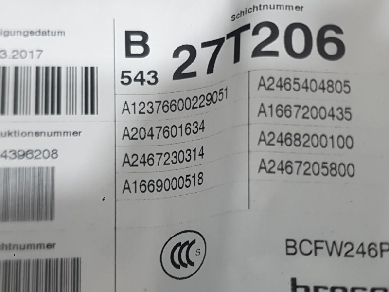 Recambio de elevalunas delantero derecho para mercedes-benz clase b sports tourer (w246, w242) b 200 cdi / d (246.208) referenci