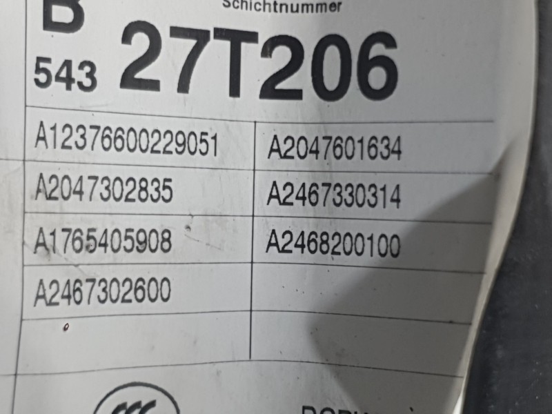 Recambio de elevalunas trasero derecho para mercedes-benz clase b sports tourer (w246, w242) b 200 cdi / d (246.208) referencia 