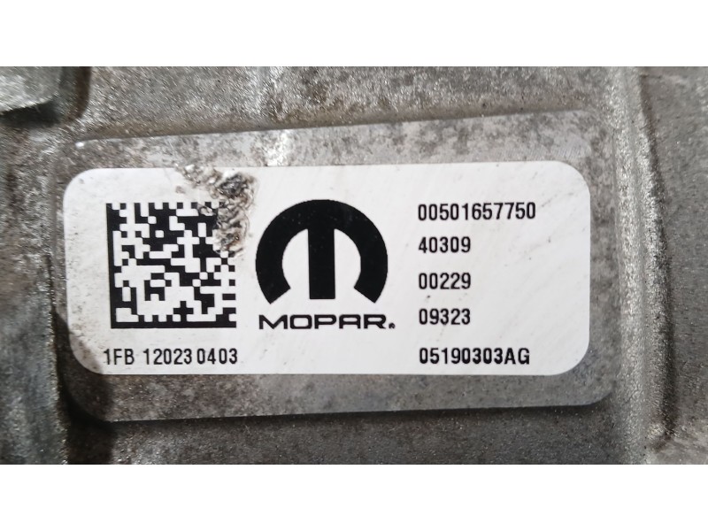 Recambio de alternador para jeep renegade suv (bu, b1, bv) 1.3 t-gdi 4x4 referencia OEM IAM 5190303AG MOPAR 501657750