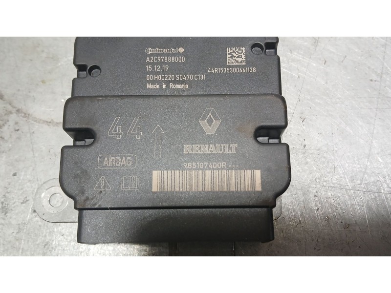 Recambio de kit airbag para renault captur i (j5_, h5_) 1.2 tce 120 referencia OEM IAM 985108265R  985108265R CONDUCTOR 98525341
