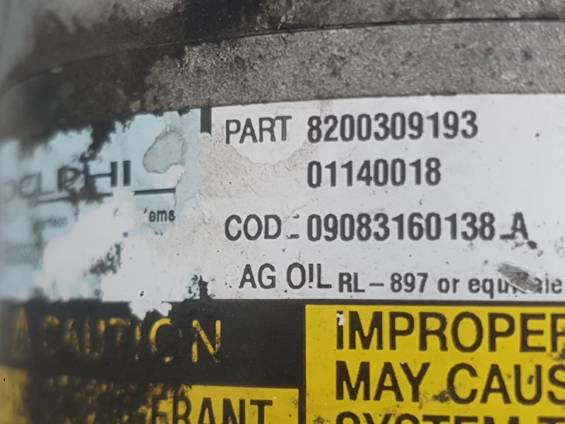 Recambio de compresor aire acondicionado para nissan primera hatchback (p12) 1.9 dci referencia OEM IAM 926009F510  