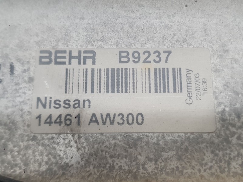 Recambio de intercooler para nissan primera hatchback (p12) 1.9 dci referencia OEM IAM 14461AW300  