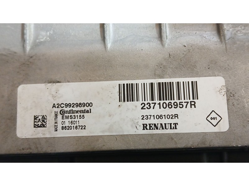 Recambio de centralita motor uce para renault captur i (j5_, h5_) 1.2 tce 120 referencia OEM IAM 237105171R  