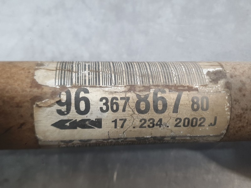 Recambio de transmision delantera izquierda para peugeot 307 (3a/c) 1.6 16v referencia OEM IAM 32725X 3273AJ 32726X