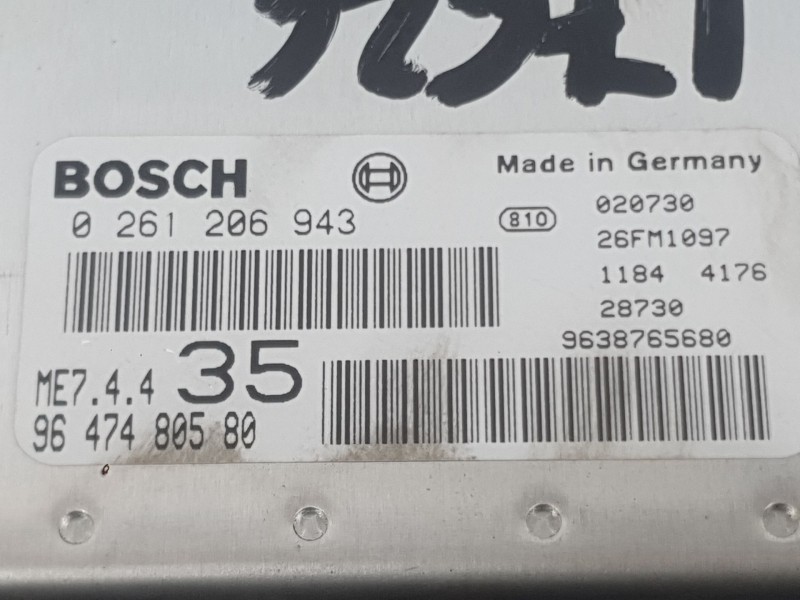 Recambio de centralita motor uce para peugeot 307 (3a/c) 1.6 16v referencia OEM IAM 194061  