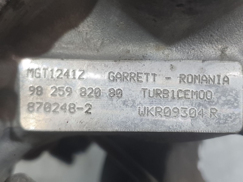 Recambio de turbocompresor para peugeot 5008 ii (mc_, mj_, mr_, m4_) 1.2 (mrhnyh, mrhnyw, mrhnsj, mrhnsu, mrhnsm) referencia OEM