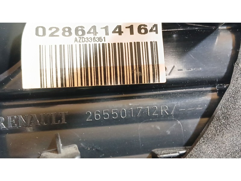 Recambio de piloto trasero derecho interior para renault captur i (j5_, h5_) 1.2 tce 120 referencia OEM IAM 265501712R  