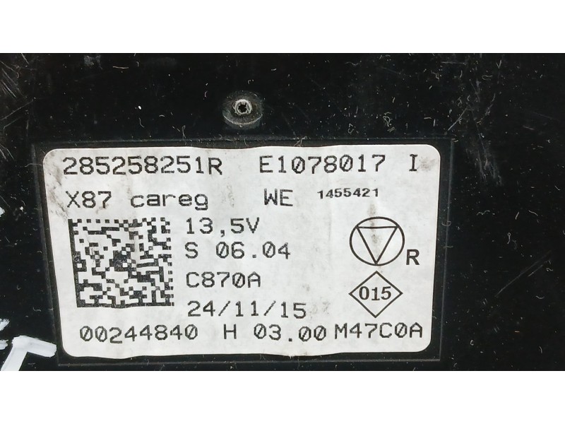 Recambio de modulo electronico para renault captur i (j5_, h5_) 1.2 tce 120 referencia OEM IAM   