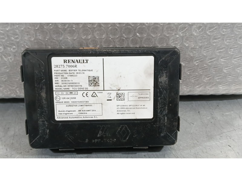 Recambio de modulo electronico para renault captur i (j5_, h5_) 1.2 tce 120 referencia OEM IAM   