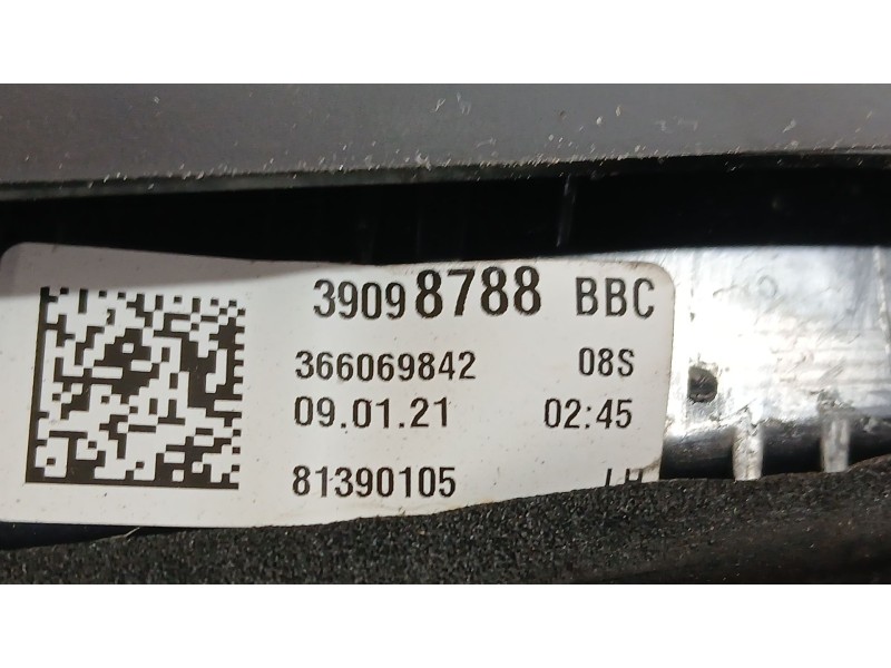Recambio de piloto trasero izquierdo interior para opel astra k (b16) 1.2 turbo (68) referencia OEM IAM 39098794  
