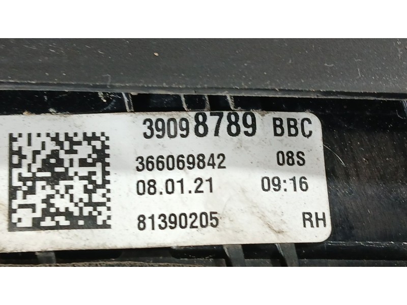 Recambio de piloto trasero derecho interior para opel astra k (b16) 1.2 turbo (68) referencia OEM IAM 39098795  