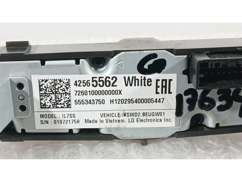 Recambio de mando radio para opel astra k (b16) 1.2 turbo (68) referencia OEM IAM   