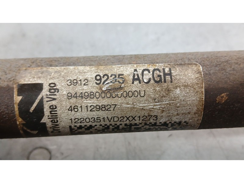 Recambio de transmision delantera izquierda para opel astra k (b16) 1.2 turbo (68) referencia OEM IAM 95529087 39129235 