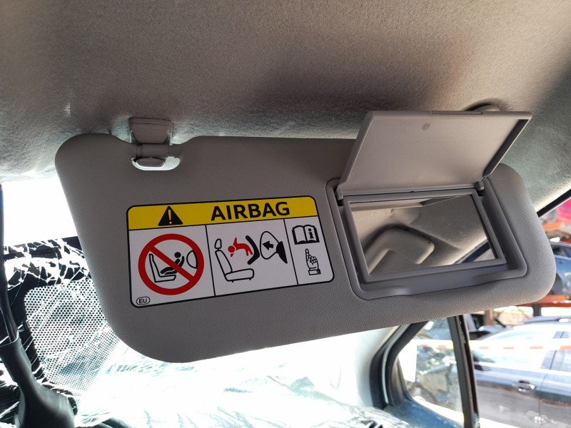 Recambio de parasol derecho para toyota yaris (_p13_) 1.0 (ksp130) referencia OEM IAM 743100D671B0  
