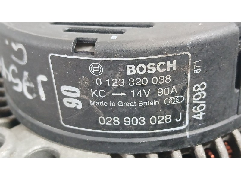 Recambio de alternador para seat toledo i (1l2) 1.9 tdi referencia OEM IAM   