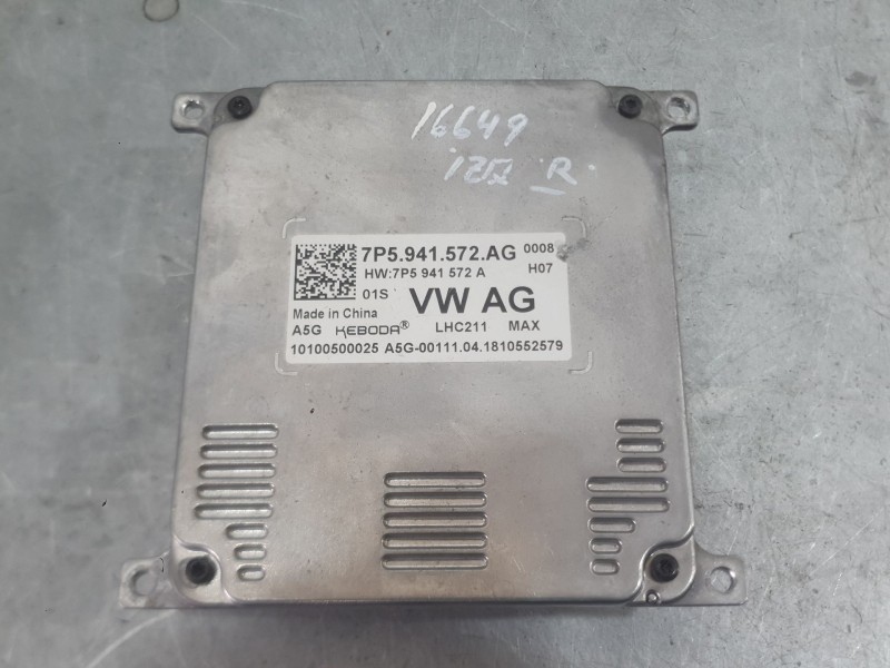 Recambio de centralita faro para volkswagen tiguan (ad1, ax1) 1.4 tsi referencia OEM IAM 7P5941572AG IZQUIERDA 