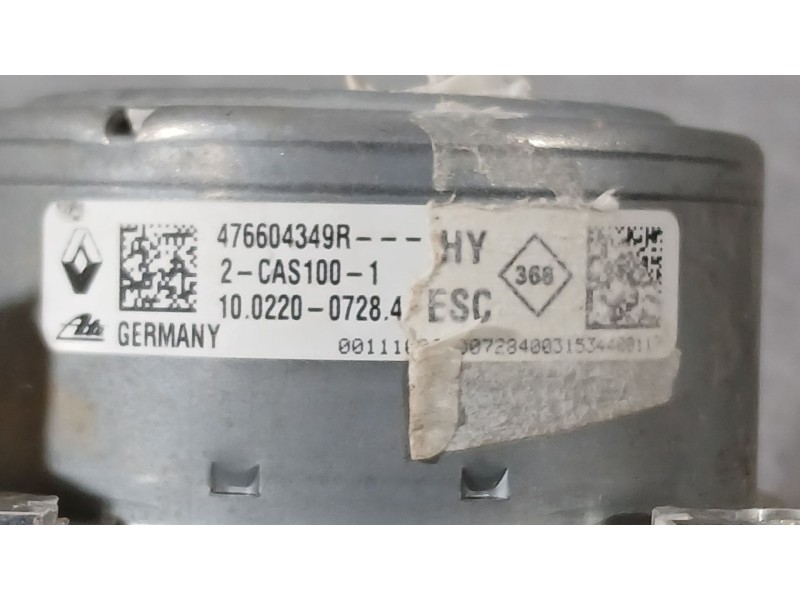 Recambio de abs para renault megane iv hatchback (b9a/m/n_) 1.5 dci 110 (b9a3) referencia OEM IAM 476600737R  