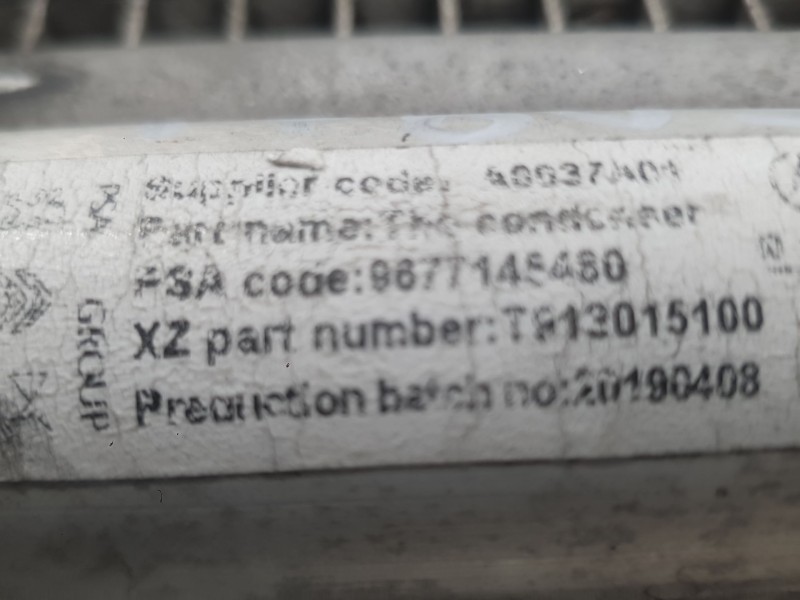 Recambio de condensador / radiador aire acondicionado para citroën c4 grand picasso ii (da_, de_) 1.6 hdi / bluehdi 115 referenc