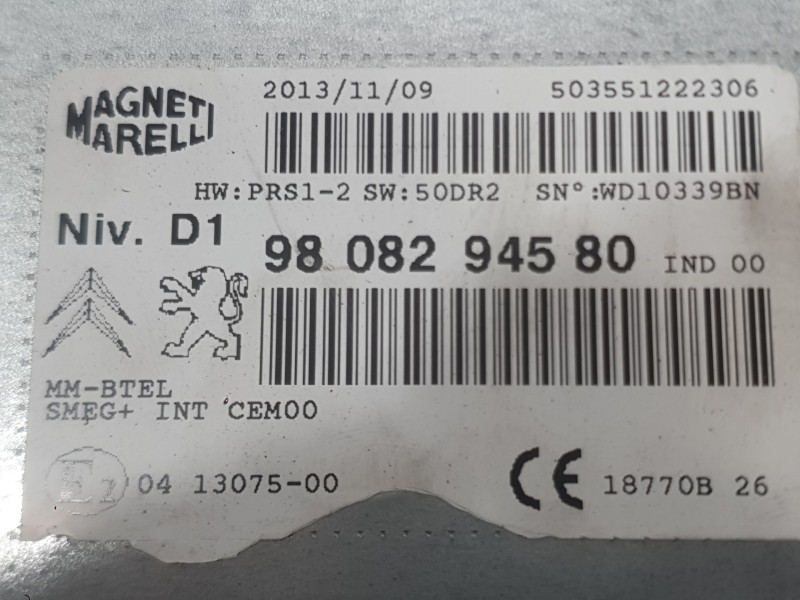 Recambio de sistema audio / radio para citroën c4 grand picasso ii (da_, de_) 1.6 hdi / bluehdi 115 referencia OEM IAM   
