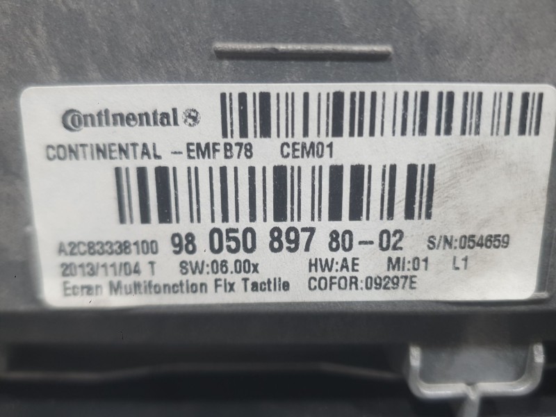 Recambio de sistema navegacion gps para citroën c4 grand picasso ii (da_, de_) 1.6 hdi / bluehdi 115 referencia OEM IAM  C/CLIMA