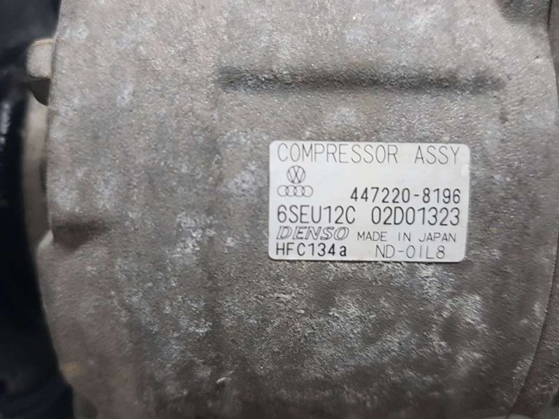 Recambio de compresor aire acondicionado para audi a2 (8z) 1.6 fsi referencia OEM IAM 4472208196 6SEU12C DENSO