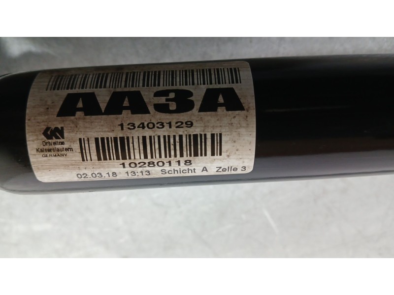 Recambio de transmision delantera derecha para opel astra k (b16) 1.6 cdti (68) referencia OEM IAM 95522373 13403129 