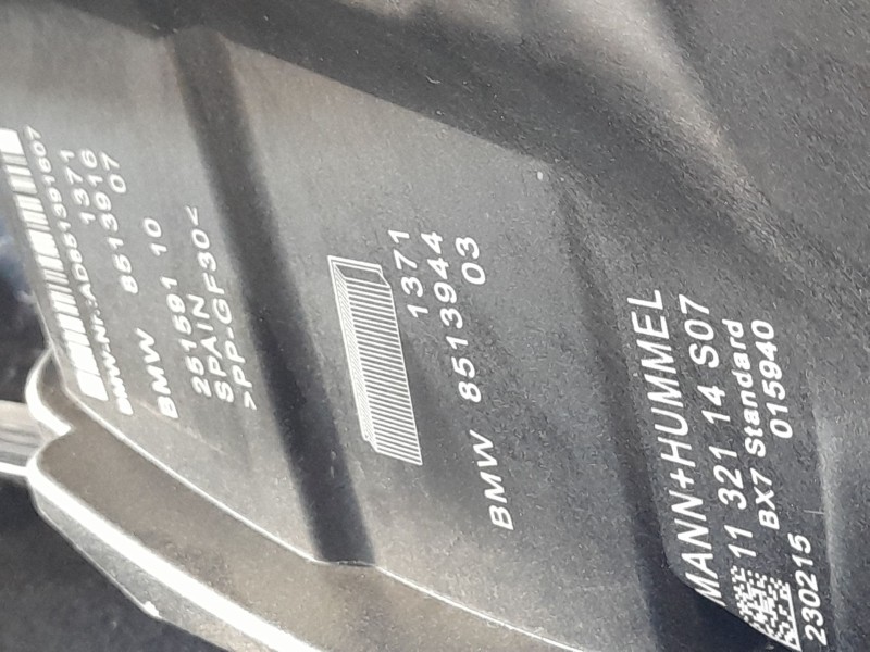 Recambio de carcasa filtro aire para bmw 1 (f40) 118 d referencia OEM IAM 13718513916  