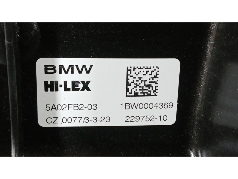 Recambio de elevalunas delantero derecho para bmw 1 (f40) 118 d referencia OEM IAM 51335A638E4  