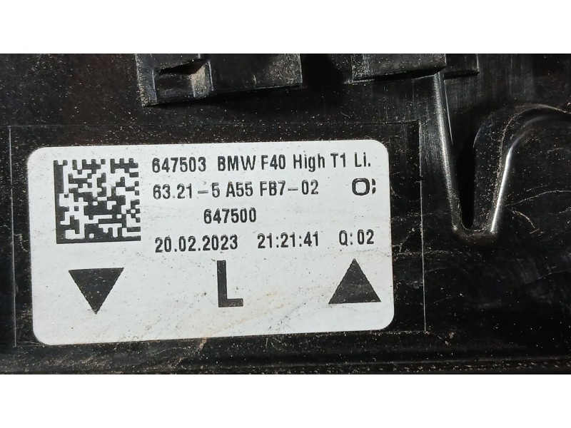 Recambio de piloto trasero izquierdo exterior para bmw 1 (f40) 118 d referencia OEM IAM 63217450643  